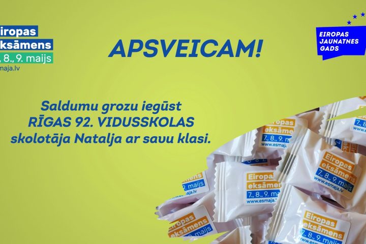 Apsveicam!
