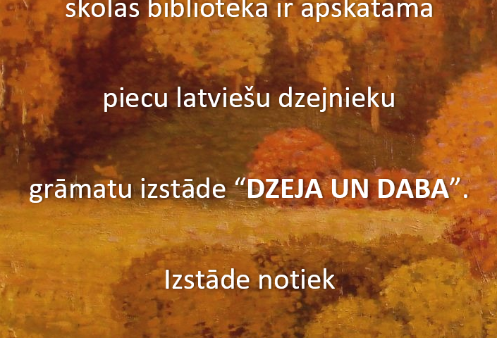 Grāmatu izstāde “DZEJA UN DABA”